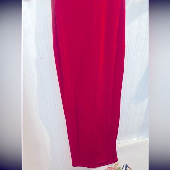 NWT JLUXLABEL Elegant Red Evening Dress Sz S - Picture 4 of 7